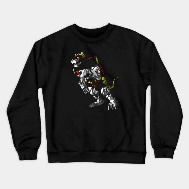 Asplenia Studios: Black Lion Crewneck Sweatshirt by AspleniaStudios